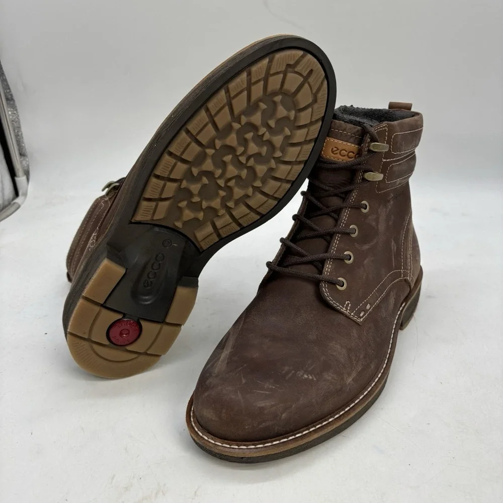 ECCO Jamestown Mid Chukka Boots Mens 9 US 42 Euro Dress Brown 43P510104277469